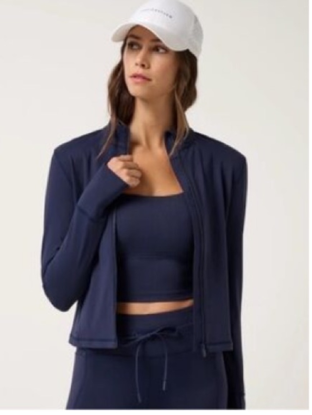 Travis Mathew   Women's Navy Full-Zip Lightweight Jacket